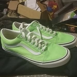 Vans shoes - lime green